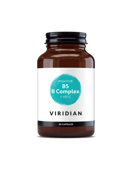 Viridian | High Five B-Complex con B5 30 Cápsulas Veganas