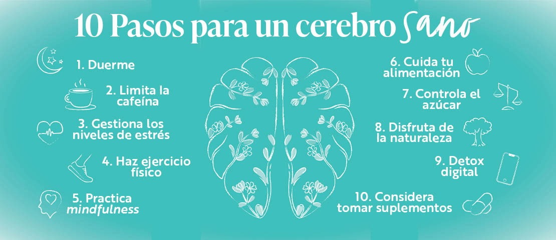 10 pasos para un cerebro sano